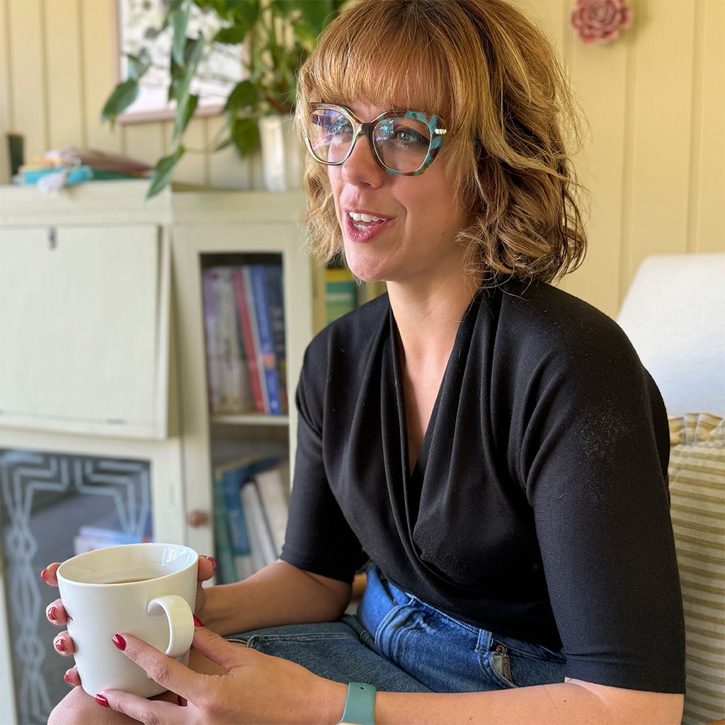 Emma, a psychotherapist in Ashby talking